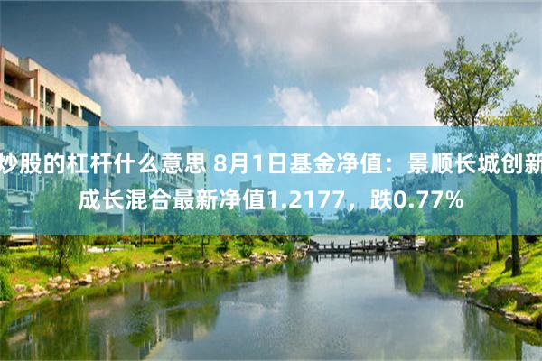 炒股的杠杆什么意思 8月1日基金净值：景顺长城创新成长混合最新净值1.2177，跌0.77%