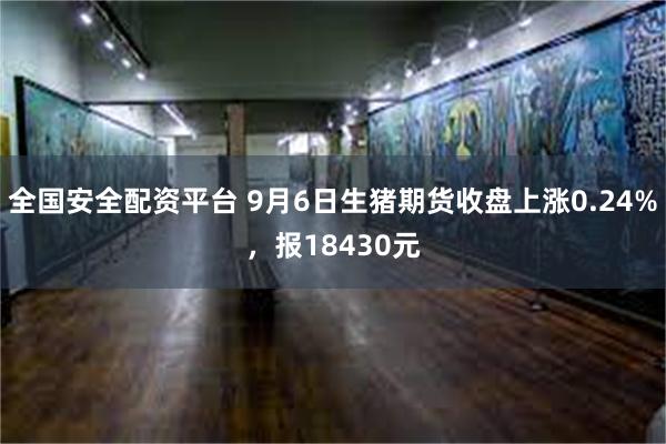 全国安全配资平台 9月6日生猪期货收盘上涨0.24%，报18